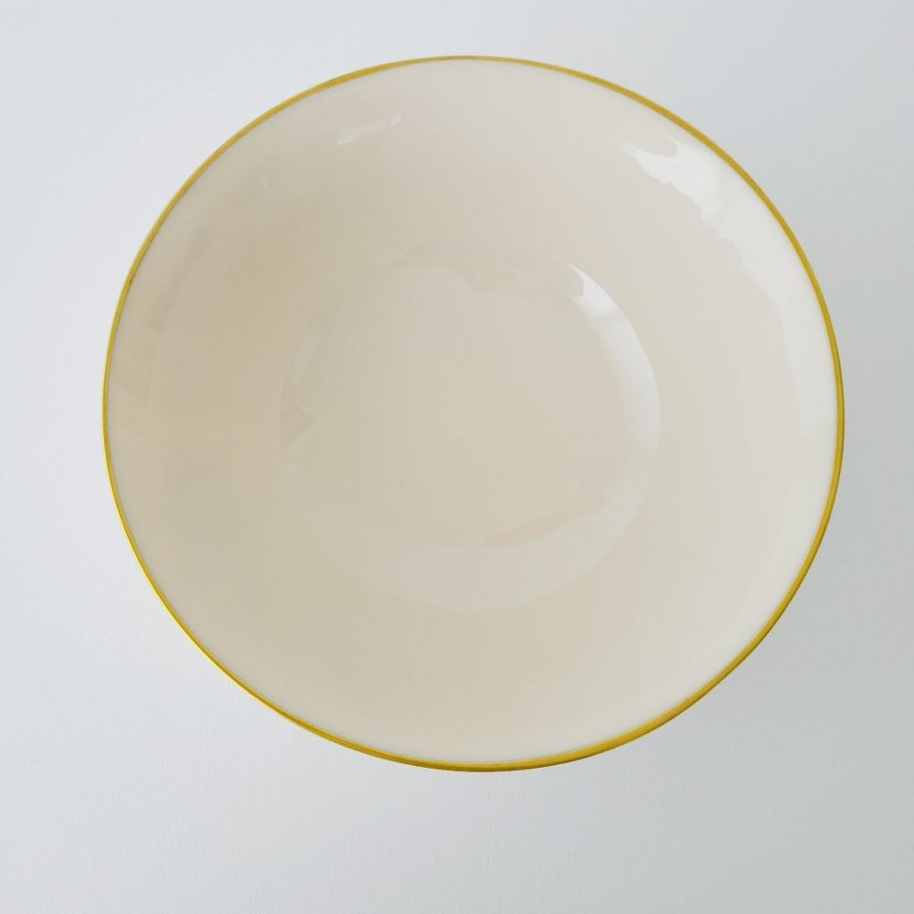 Lenox Fruits of Life Serving Bowl, Gold Trim Embossed Fruit Vintage USA Made - Picture 11 of 14